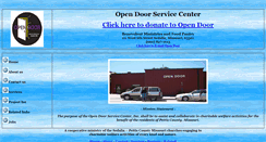 Desktop Screenshot of opendoorservicecenter.org